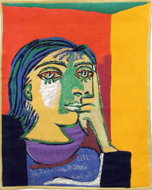 Portrait of Dora Maar - Pablo Picasso tapestry wall-hanging