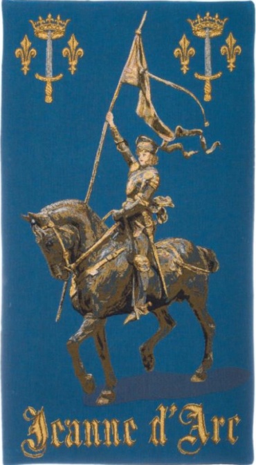 Joan of Arc tapestry - Jeanne d'Arc French wallhanging
