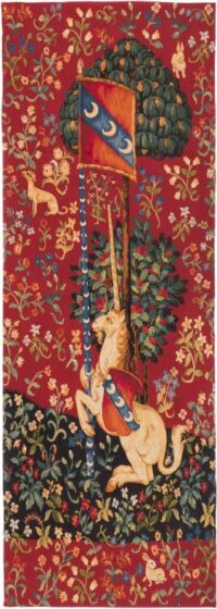 Unicorn tapestry - French medieval wall tapestries woven today
