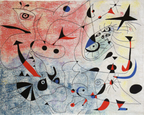 Morning Star by Miro - L'Etoile Matinale wall tapestry