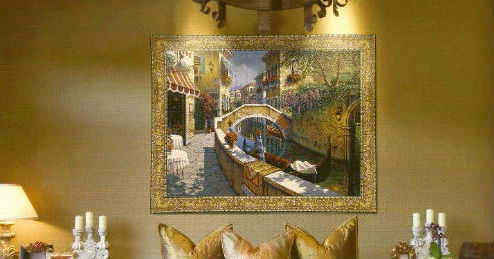 Landscapes wall tapestries - verdures - Boucher tapestry art