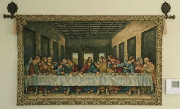 Religious tapestries - The Last Supper, madonnas