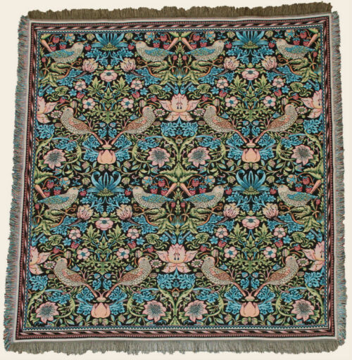 Strawberry Thief throw by William Morris - Arts and Crafts designs