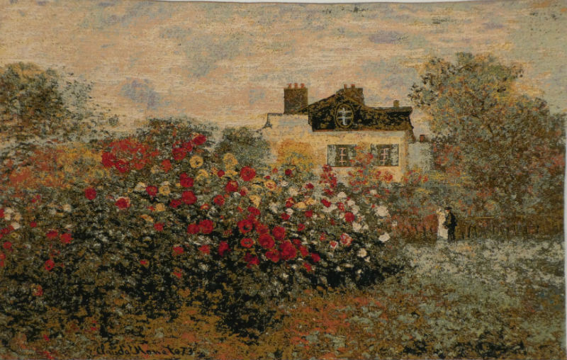 Claude Monets House tapestry Argenteuil Giverny